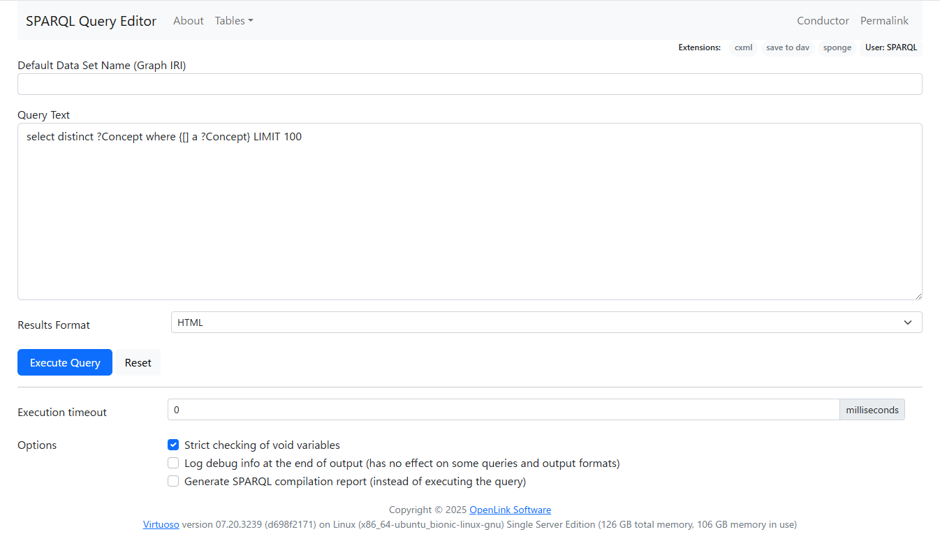 Screenshot of CiNii Research Knowledge Graph Search